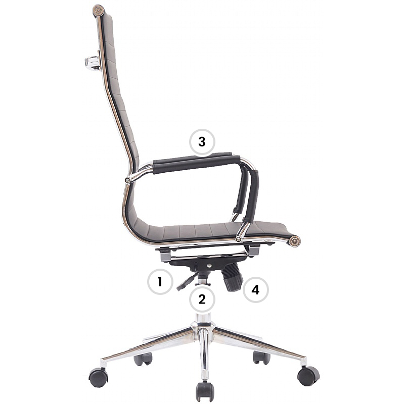 Roma High Back Leather Office Chairs