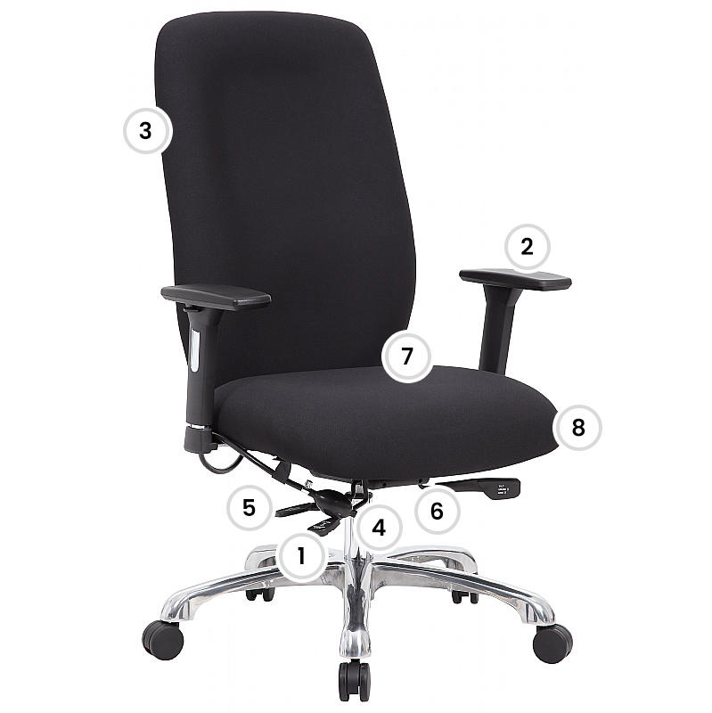 AirForm 24 Hour Ergonomic Fabric Office Chair