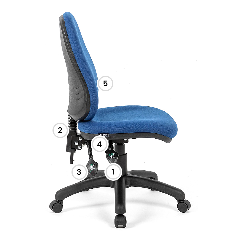 Ergo 3-Lever Operator Chairs